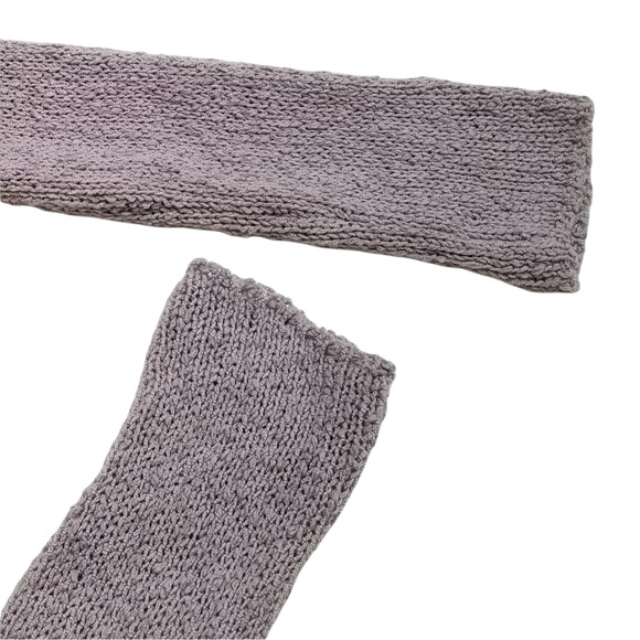 Missguided Sweater Crop Womens Size 4 Lilac Scoop Back Tie Neck - Picture 8 of 12